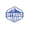 Offroad ve Dağ Sticker 17x17 Cm Mavi
