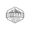 Offroad ve Dağ Sticker 17x17 Cm Gri