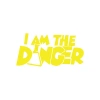 I am Danger Sticker 17x17 Cm Sarı