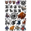 Boğa Sticker Set