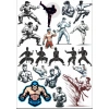 Dövüşçü Boksör Sticker Set