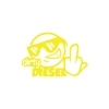Dirty Diesel Sitcker 17x17 Cm Sarı