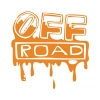Offroad Sticker 17x17 Cm Turuncu