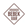 arabada Bebek Var Sticker 17x17 Cm Kahverengi