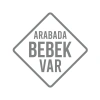 arabada Bebek Var Sticker 17x17 Cm Gri