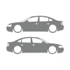 Basık Passat Sticker 17x17 Cm Gri