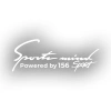 Sports Mind Alfa Romeo 156 Sports Sticker 17x17 Cm Beyaz