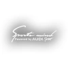 Sports Mind Audi Sports Sticker 17x17 Cm Beyaz