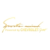 Sports Mind CHEVROLET Sports Sticker 17x17 Cm Gold