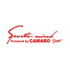 Sports Mind CHEVROLET CAMARO Sports Sticker 17x17 Cm Kırmızı