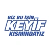 Biz Bu işin Keyif Kısmındayız 17x17 Cm Mavi