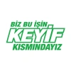 Biz Bu işin Keyif Kısmındayız 17x17 Cm Yeşil