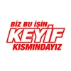 Biz Bu işin Keyif Kısmındayız 17x17 Cm Kırmızı