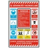 İş Güvelik Talimatı Sticker 20X28 Cm