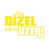 Bu Dizel Seni Üzer Oto Cam Sticker 17x17 Cm Sarı