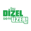 Bu Dizel Seni Üzer Oto Cam Sticker 17x17 Cm Yeşil