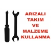 Arızalı Takım ve Alet Kullanma Sticker 20X28 Cm