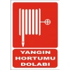 Yangın Hortum Dolabı Sticker 20X28 Cm