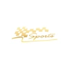 Sports Sticker 17x17 Cm Gold