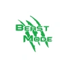 Beast Mode Sticker 17x17 Cm Yeşil