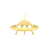 Ufo Araba Sticker 17x17 Cm Gold