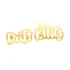 Drift King Araba Sticker 17x17 Cm Gold