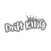 Drift King Araba Sticker 17x17 Cm Gri