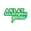 Anlat Sen Seversin Yalanı Araba Sticker 17x17 Cm Yeşil