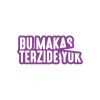 Bu Makas Terzide Yok Araba Sticker 17x17 Cm Mor
