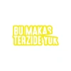 Bu Makas Terzide Yok Araba Sticker 17x17 Cm Sarı