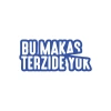 Bu Makas Terzide Yok Araba Sticker 17x17 Cm Mavi