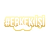 Erkek İşi Araba Sticker 17x17 Cm Gold