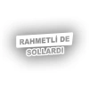 Rametli de Sollardı Araba Sticker 17x17 Cm Beyaz