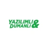 Yazılımlı&Dumanlı Araba Sticker 17x17 Cm Yeşil