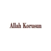 Allah Korusun Araba Sticker 17x17 Cm Kahverengi