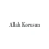 Allah Korusun Araba Sticker 17x17 Cm Gri