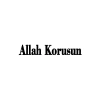 Allah Korusun Araba Sticker 17x17 Cm Siyah