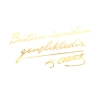 Bütün Ümidim Gençliktedir Araba Sticker 17x17 Cm Gold