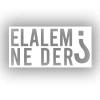 Elalem Ne Der Araba Sticker 17x17 Cm Beyaz