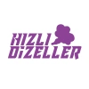 Hızlı Dizeller Araba Sticker 17x17 Cm Mor