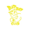 Bad Boy Club Araba Stickeri 17x17 Cm Sarı