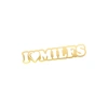 I Love Milfs Araba Sticker 17x17 Cm Gold