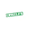 I Love Milfs Araba Sticker 17x17 Cm Yeşil