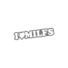 I Love Milfs Araba Sticker 17x17 Cm Gri