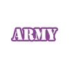 Army Araba Sticker 17x17 Cm Mor