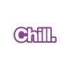 Chill. Araba Sticker 17x17 Cm Mor
