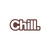 Chill. Araba Sticker 17x17 Cm Kahverengi