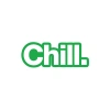 Chill. Araba Sticker 17x17 Cm Yeşil