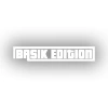 Basık Edition Araba Sticker 17x17 Cm Beyaz