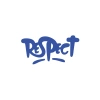Respect Araba Sticker 17x17 Cm Mavi